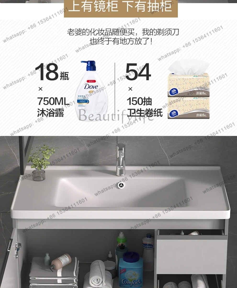 Space Ceramics Bathroom Cabine - Home Bathroom Vanity Combo 评论和价格
