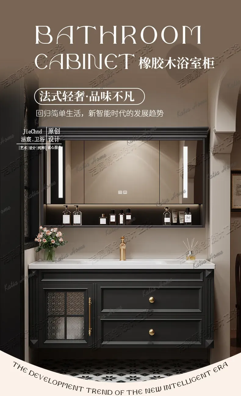 YJ Toilet Sink Bathroom Cabine - Home Bathroom Vanity Combo 评论和价格