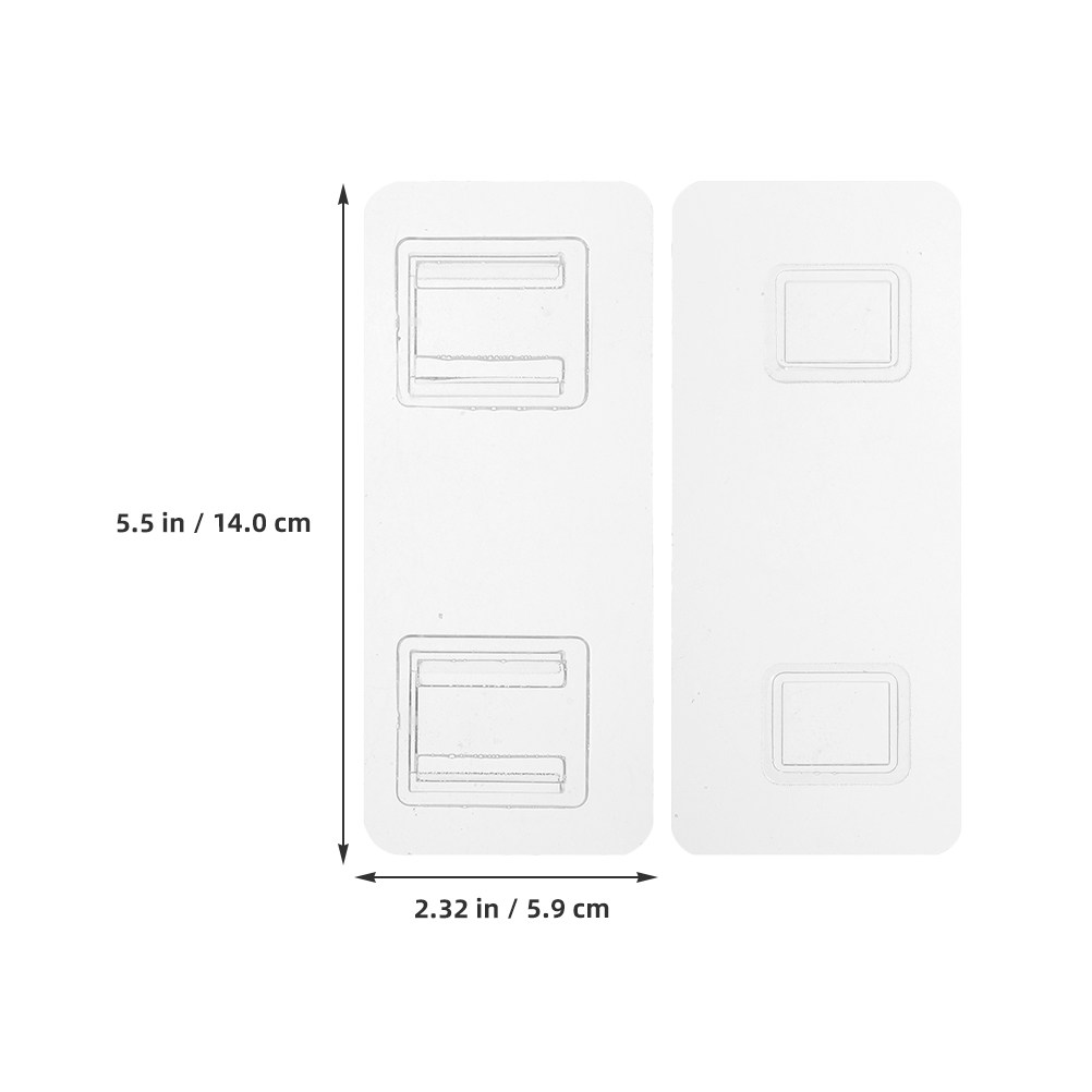 20Sets Clear Wall Hooks High V - Home Bathroom Organizer 评论和价格